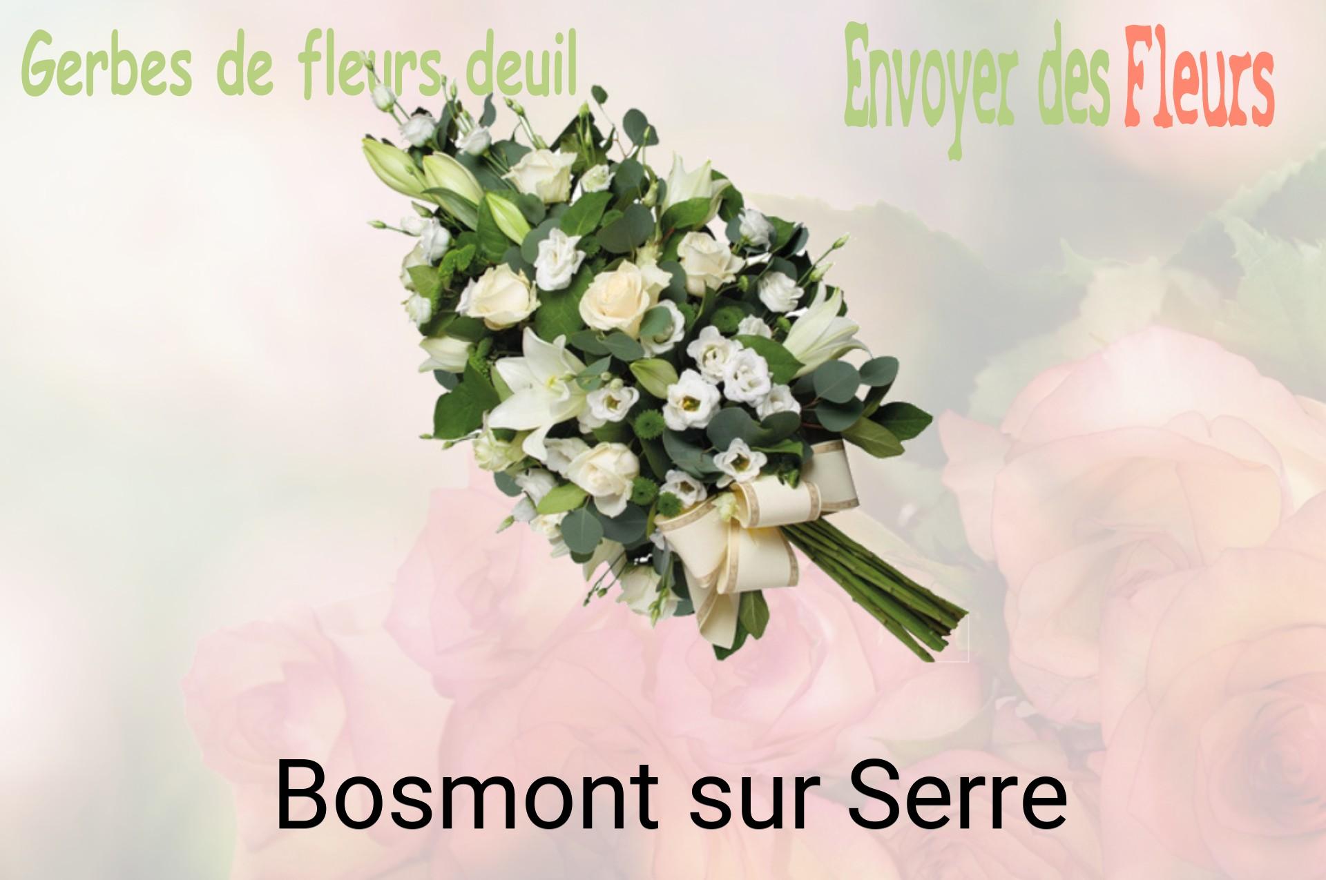 Gerbe de fleurs de deuil livrée à Bosmont-sur-Serre